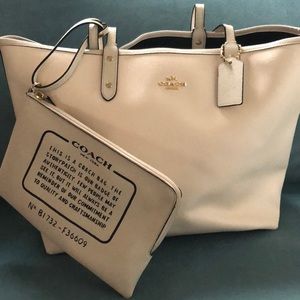 Coach Reversible Tote & Wristlet